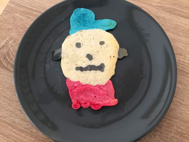 bonhomme pancake art